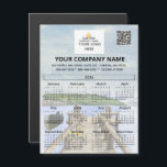 2025 Lake Magnet Calendar Business Logo QR Code<br><div class="desc">This 2025 Magnet Lake Dock Water Scene Calendar Business Name Logo QR Code packs quite a punch -- (other sizes available) -- has a full year calendar as well as all your business information -- including logo and QR code. A handy marketing giveaway for your clients with your company logo...</div>