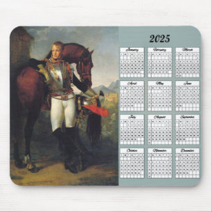2025 Lieutenant Charles Legrand Painting Calendar Mouse Pad