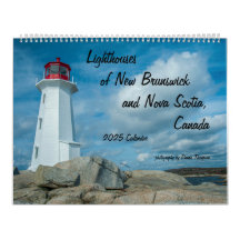 2025 Lighthouses of Canada Calendar