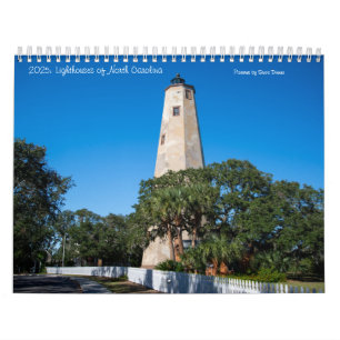 2025: Lighthouses of North Carolina Calendar Med