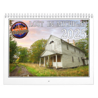 2025 Lost In Michigan Wall Calendar