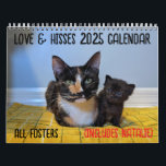 2025 Love & Hisses - ALL FOSTERS, INCLUDES NATALIE Calendar<br><div class="desc">The Love & Hisses 2025 Calendar for all our foster kitties - this calendar includes Natalie, who sadly passed away in August. This calendar includes: The Magnolias2023 (M'Lynn, Shelby, Ouiser, Clairee & Drum) The Ducklings (Huey, Dewey & Louie) The Crumbs (Crumpet and her kittens: Pumpernickel, Babka, Crouton, Pita & Ciabatta)...</div>