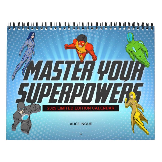 2025 Master Your Superpowers Calendar (Cover)