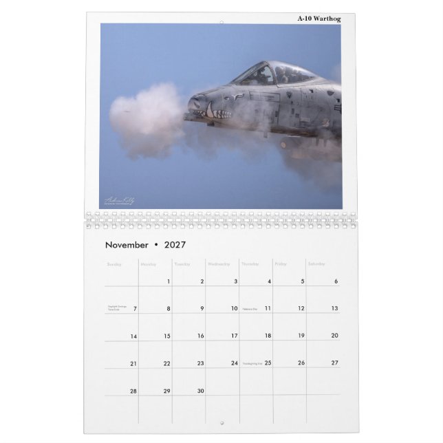 2025 Military Aviation Photography Calendar (Nov 2027)