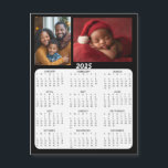 2025 Mini Calendars | Family Photos Personalized<br><div class="desc">A cute little 2025 mini calendar to stick on your frig! Add your family photo and edit the text to put a holiday greeting in the personalize area.</div>