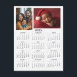 2025 Mini Calendars | Family Photos Personalized<br><div class="desc">A cute little 2025 mini calendar to stick on your frig! Add your family photo and edit the text to put a holiday greeting in the personalize area.</div>