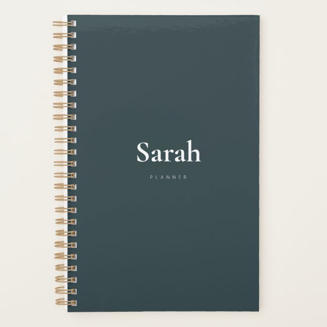 2025 Minimalist Customizable  Planner (Front)