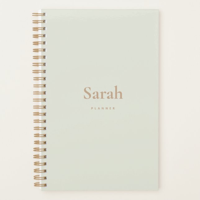 2025 Minimalist Customizable  Planner (Front)