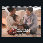 2025 Modern Create Your Own Custom Family Photo Calendar<br><div class="desc">2025 Modern Create Your Own Custom Family Photo</div>