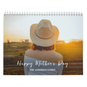 2025 Modern Custom Photo Create Your Own Family Calendar