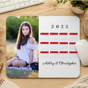 2025 Modern Family 4 Photo Collage Custom Mouse Pad