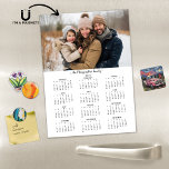 2025 Modern Personalized Photo Calendar<br><div class="desc">2025 Customizable Family Name and Photo Magnetic Calendar featuring your personalized photo and name. 🌟Designed for 2025 only,  and perfect for small gifts,  stocking stuffers,  or in place of holiday cards! Please contact us at cedarandstring@gmail.com if you need assistance with the design or matching products.</div>