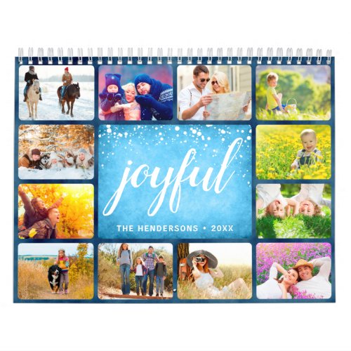 2025 Modern Simple Custom Family Photo Calendar
