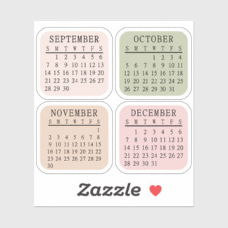 2025 Monthly Calendar Bullet Journal Bujo Planner Sticker