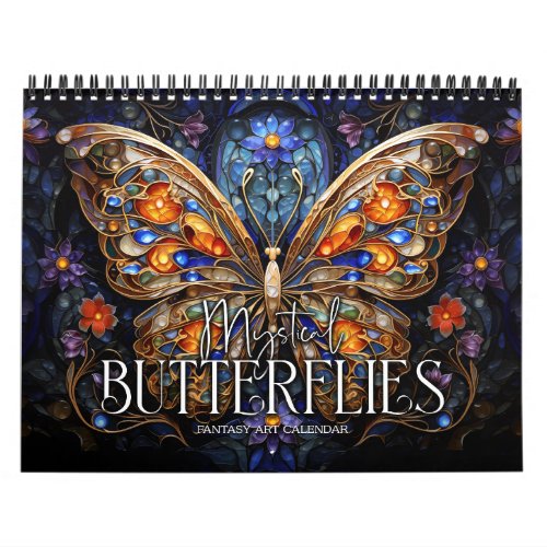 2025 Mystical Butterflies Fantasy Art Calendar