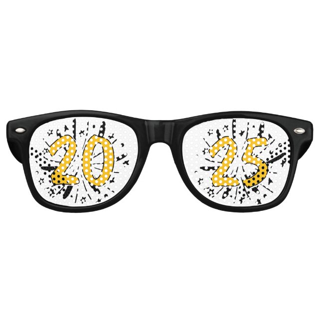2025 New Year Eve "2025" Glasses (Front)