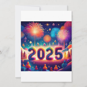 2025 New Year Party Invitation