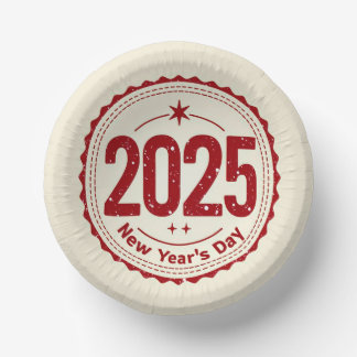 2025 New Year's Day Paper Bowl