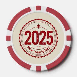 2025 New Year's Day Pocker Chip