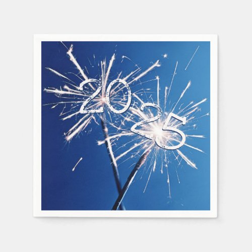 2025 New Years Sparklers Napkins