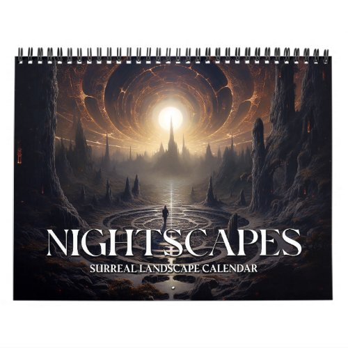 2025 Nightscapes 3 Surreal Space Landscape Art Calendar