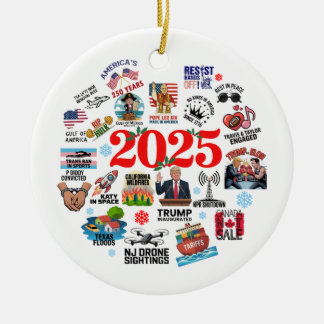 2025 Notable Events Ornament