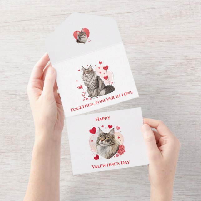 2025 Ottawa bilingual government Valentine car🐾💖 All In One Invitation (Tearaway)