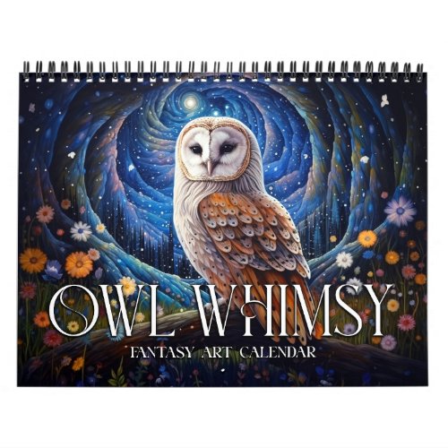 2025 Owl Whimsy 2 Fantasy Art Calendar