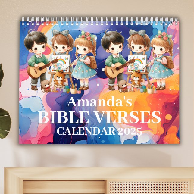 2025 Personalized Kids Bible Verse Calendar (Creator Uploaded)