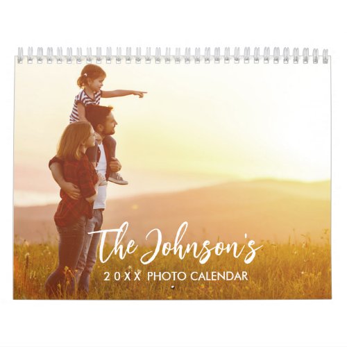 2025 Personalized Photo Calendar 