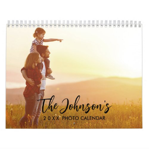 2025 Personalized Photo Calendar 