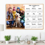 2025 Photo 12 Month Personalized New Year Calendar Poster<br><div class="desc">Introducing the perfect addition to your home or office space for 2025: the Custom Family Calendar Poster! Designed with love and care, this vibrant and personalized calendar is a wonderful way to showcase your family's unique charm all year long. Featuring a stunning photo of your family, including the kids and...</div>