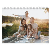 2025 Photo Calendar Custom Title and 13 Photos