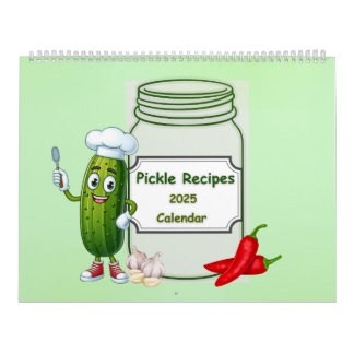 2025 Pickle Calendar with Recipes