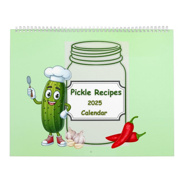 2025 Pickle Calendar with Recipes (Cover)