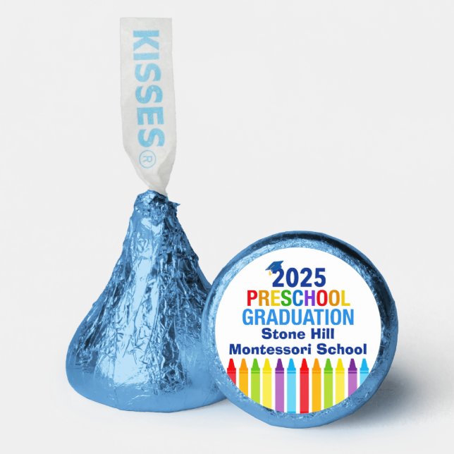 2025 Preschool Graduation Custom School Party Hershey®'s Kisses® (Front)