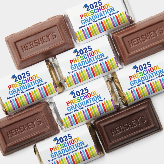 2025 Preschool Graduation Custom School Party Hershey's Miniatures (Assorted)