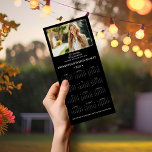 2025 Professional Business Magnetic Calendar<br><div class="desc">Secure your spot on the family refrigerator with our 🌟2025🌟 Professional Business Magnetic Photo Calendar! Suitable for any kind of business (real estate, financial advisors, the trades, schools, or even restaurants)! We created this extra long version with white text on a black background, but look for other colors and styles...</div>