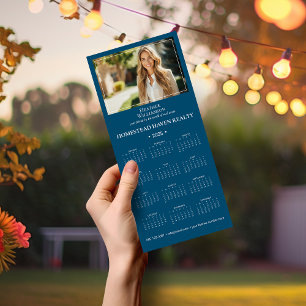 2025 Professional Business Magnetic Calendar/Blue