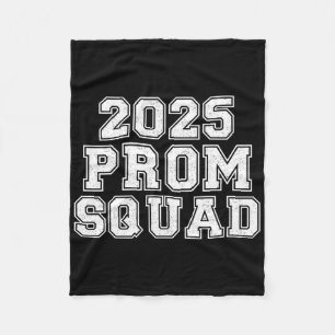 2025 Prom Squad Cl Of 2025 Graduation Matching Vin Fleece Blanket