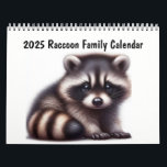 2025 Raccoon Family Fun Animals Calendar<br><div class="desc">2025 Raccoon Family Fun Animals</div>