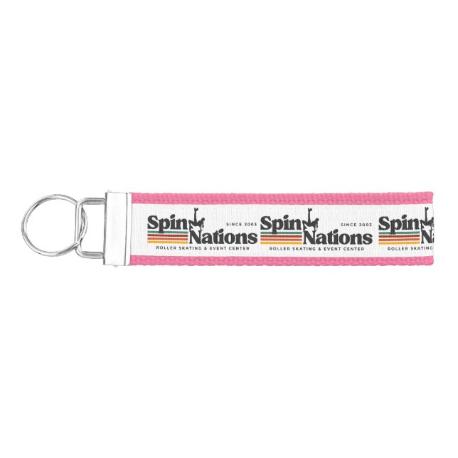 2025 Retro SpinNations Wrist Keychain (Keys on Left)