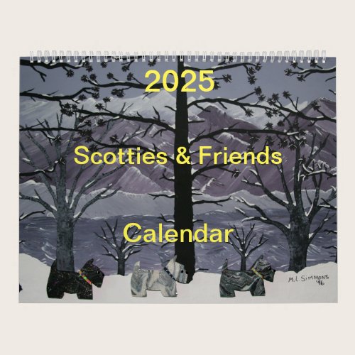 2025 Scotties and Friends Calendar