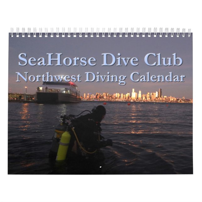 2025 SeaHorse Northwest Diving Calendar (Cover)