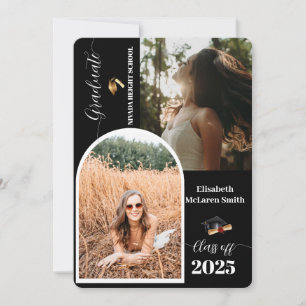 2025 Senior Announcement Card - Minimalist Graduat