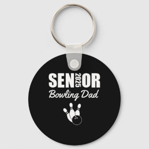 2025 Senior Bowling Dad Bowling Team Parent Helper Keychain