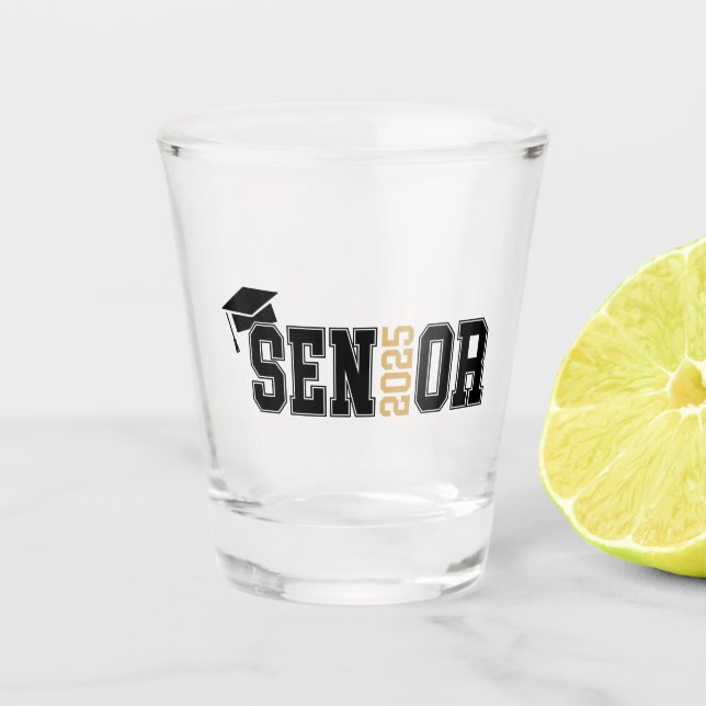 2025  Senior Graduate  Shot Glass (Front)