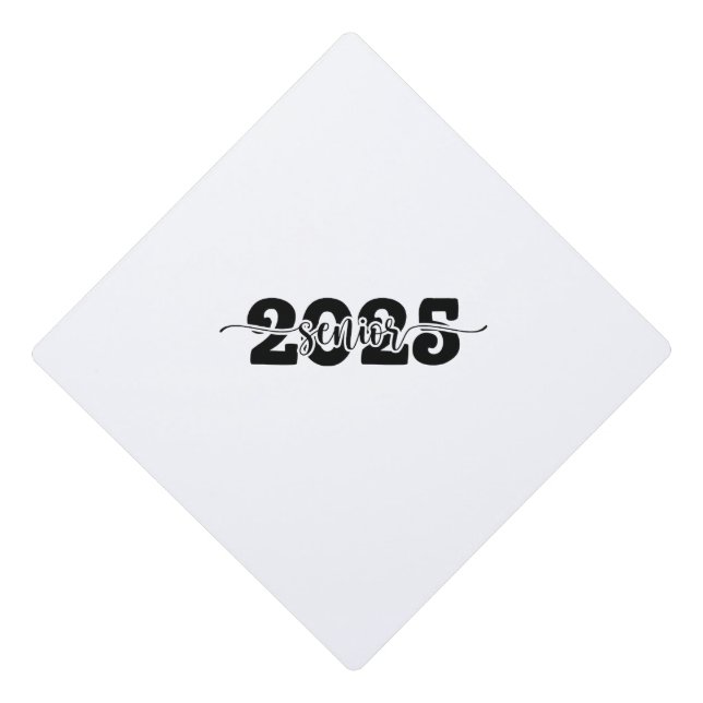  2025 Senior Graduation Class of 2025 School  Cap Topper (Front)