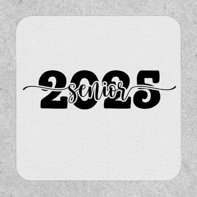  2025 Senior Graduation Class of 2025 School  Patch (Front)