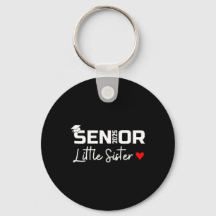 2025 Senior Little Sister Graduate Cute Heart Cl O Keychain